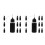 48Pcs Black Needle Tip Glue Applicator Bottles Plastic Precision Craft 10