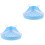 2Pcs Small Animal Plastic Litter Box Triangle Shape Sky-Blue Pet Potty 5