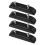 2Sets Compact Black Plastic Thumb Rest with Screws for Bass Guitar 1
