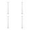 4Pcs Kids Height Wall Chart with Pine Frame 6