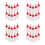 4Pcs Red Plastic Needle Tip Bottles for Acrylic Paint and Glue Storage 8