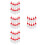 4Pcs Red Plastic Needle Tip Bottles for Acrylic Paint and Glue Storage 10