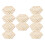 50Pcs Beige Vegetable Press Mesh for Jars Bamboo Fermenting Tool 2