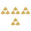 12Pcs Resin Egyptian Pyramid Miniature Decoration 8