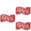 3Pcs Red Vintage Open Closed Sign Practical Decorative Door Accessory 6