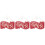 3Pcs Red Vintage Open Closed Sign Practical Decorative Door Accessory 4