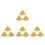 12Pcs Resin Egyptian Pyramid Miniature Decoration 6