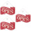 3Pcs Red Vintage Open Closed Sign Practical Decorative Door Accessory 7