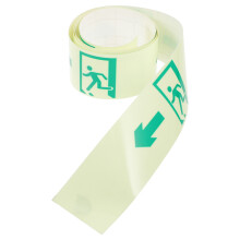 Luminous Warning Signs Facility Safety Stickers for Hallway Use