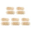 50Pcs Beige Vegetable Press Mesh for Jars Bamboo Fermenting Tool 7