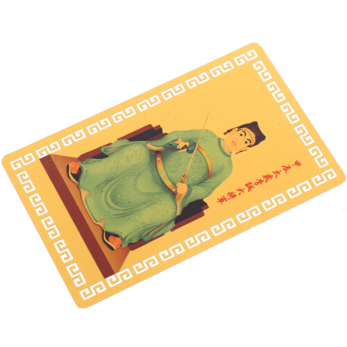 2St Compacte Kaart Amulet Met Delicate Afwerking