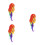 3St Realistische Lange Gradient Pruik Cosplay Multi Haarstuk 9