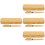 4Sets Lichtbruine Compacte Bamboe Vulpen Set Voor Thuis En School 8