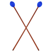 4St Stabiele Blauwe Drumsticks Voor Marimba En Percussion Instrumenten