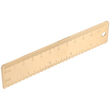 3St Draagbare Metalen Linialen Beige Voor Schilderen En Leren