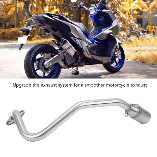 Stainless Steel Front Middle Link Pipe for X-ADV 150 51mm Tip 2