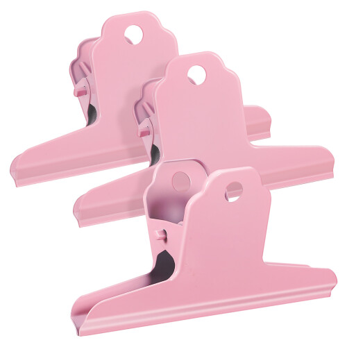 12St Roze Document Clips Van Metaal Voor Efficiënte Bureauorganisatie