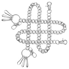 4St Vintage Metalen Broekkettingen Voor Hip Hop Stijl