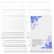 12St Duurzaam Acryl Sign Houder Voor Menu En Papierdisplay