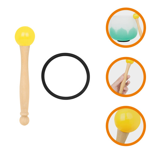1Set Rubber Ring Zingen Kom Mallet Lichtgewicht Accessoire 2