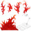 3Sets Rood Modelhouder Voor Figuren Van Kwaliteitsplastic 3