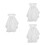 3St Witte Afneembare Ruches Kraag En Dames Kleding 4