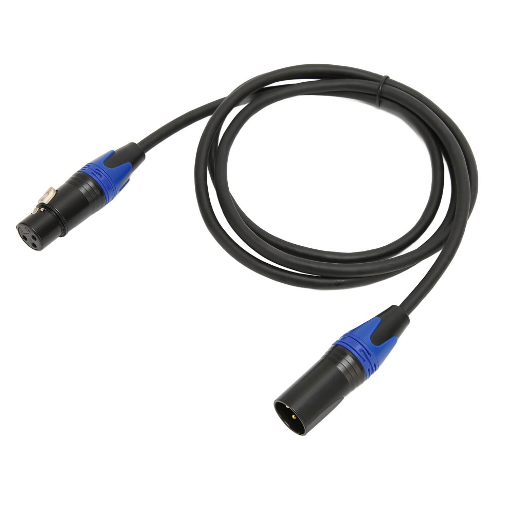 Professional Xlr Cable, Multi Use 4.9Ft With Oxygen Free Copper Conductors, Plated Connectors Guaranteeing Noiseless Signal Transmission And Gold 9482828853616