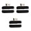 3St Zwarte Aluminium Frontvork Set Motorfiets Modderkap 8