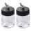 2Pz Barattoli 22Cc Trasparente Airbrush Per Miscelazione 7