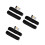 3St Zwarte Aluminium Frontvork Set Motorfiets Modderkap 4