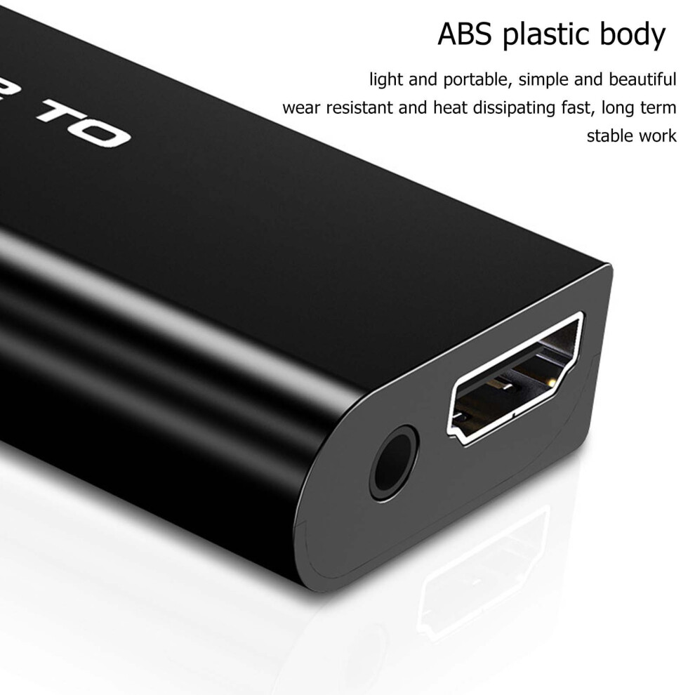 Ps2 To Hd Converter Adapter 1080P, Plug & Play, 7.1Cm Black 5021372818760