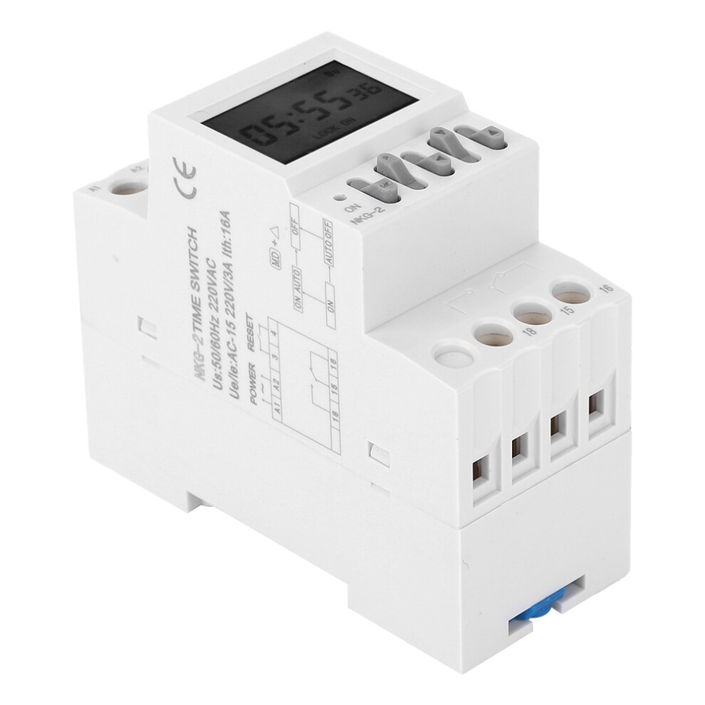 Time Control Switch Rail Type 220V 3A Timer Bell Relay 99S 8781382729315
