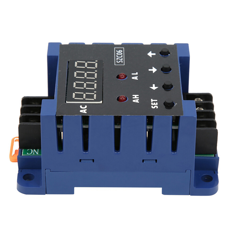Digital Ammeter Szc06 0.3-50A Ac Range Alarm Set & Overload Protection 7651379637859