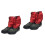2Paia Ghette Rosse Per Hiking Regolabili Protettive E Traspiranti 4