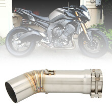 Stainless Steel Exhaust Mid Pipe for FZ8 FZ8N - Reduce Noise & Enhance Power