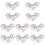 1000Pz Borchie Metalliche Con Cristalli Per Moda DIY 11