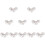 1000Pz Borchie Metalliche Con Cristalli Per Moda DIY 8