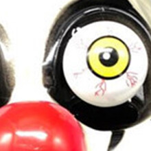 Gruseliges Halloween-Cosplay-Gesicht-Requisit aus Kunststoff Horror-Karnevalsaccessoire