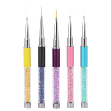 Nail Liner Brushes Nail Art Design UV Gel Painting Nail Painting Brushes Acrylic Rhinestone Handles Quality And Durable Easy To Use Wide Use