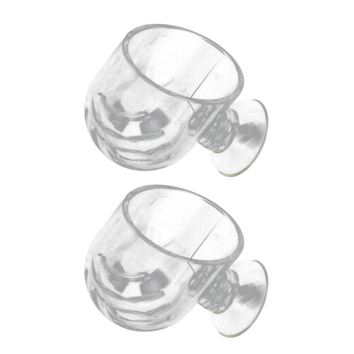 4Pièces Nourrisseur Aquarium Transparent En