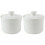2Pièces Bols En Céramique Couvercle - Idéal Soupe Pudding 2