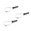 3Pièces Outil Toilettage Acier Inoxydable Multi Usage 9