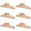 6Pièces Pieds Séparateurs En Bois Couleur Khaki Pour Usage 8