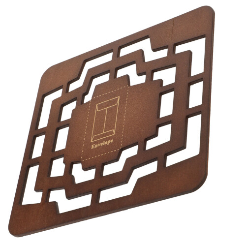 2Pièces Outils Bois Café Pour Cartes DIY Durable 1