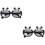 2Pièces Lunettes Prop Panda Pour Party Décor Tpee 8