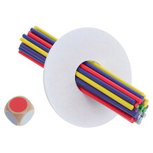 5Ensembles Jeux De Construction Bois Multicolores Patience Enfants