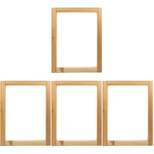 4Pièces Cadre Sérigraphie Bois Cadre Réutilisable 1