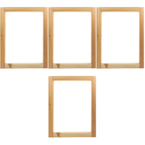 4Pièces Cadre Sérigraphie Bois Cadre Réutilisable 2