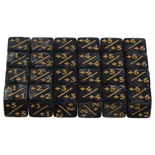 180Pièces Dés Gravés Plus- Pour Jeux Et Enseignement 1