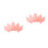 2Pièces Casques De Bain Enfants Rose Ajustables Silicone Étanche 8